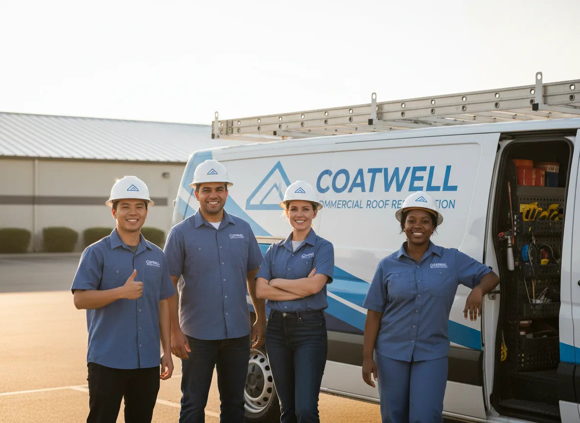 Commercial roof coating company in Andover, MA